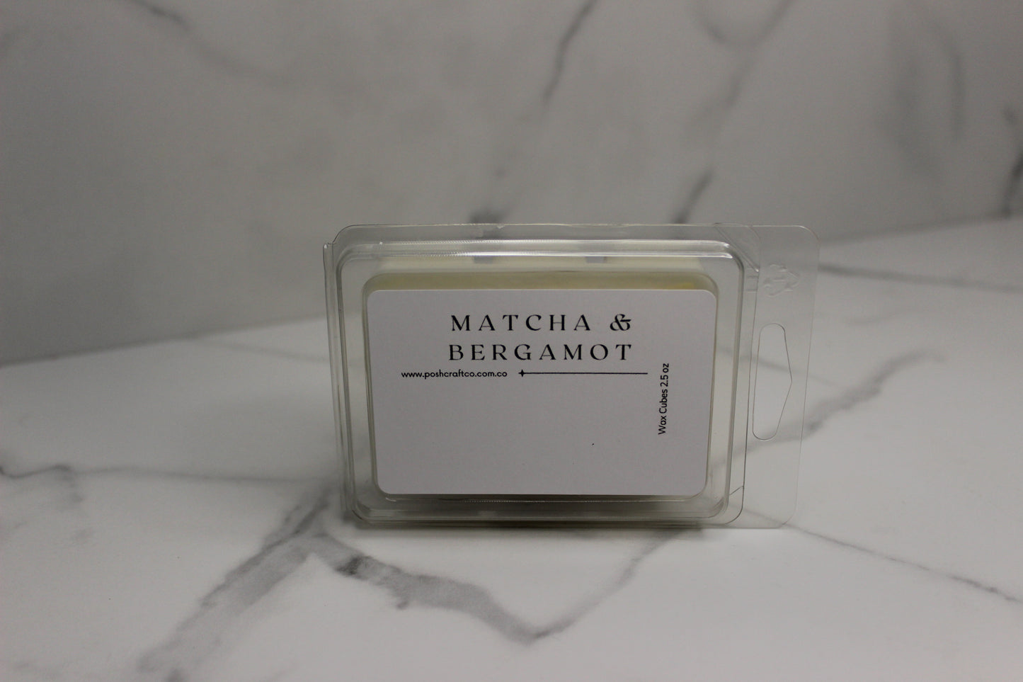 Matcha & Bergamot Wax Cubes.